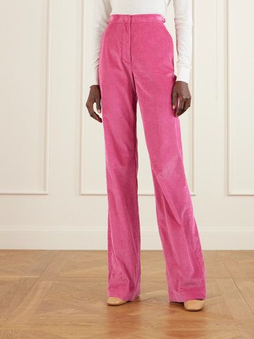 Gabriela Hearst Vesta cotton-corduroy straight-leg pants