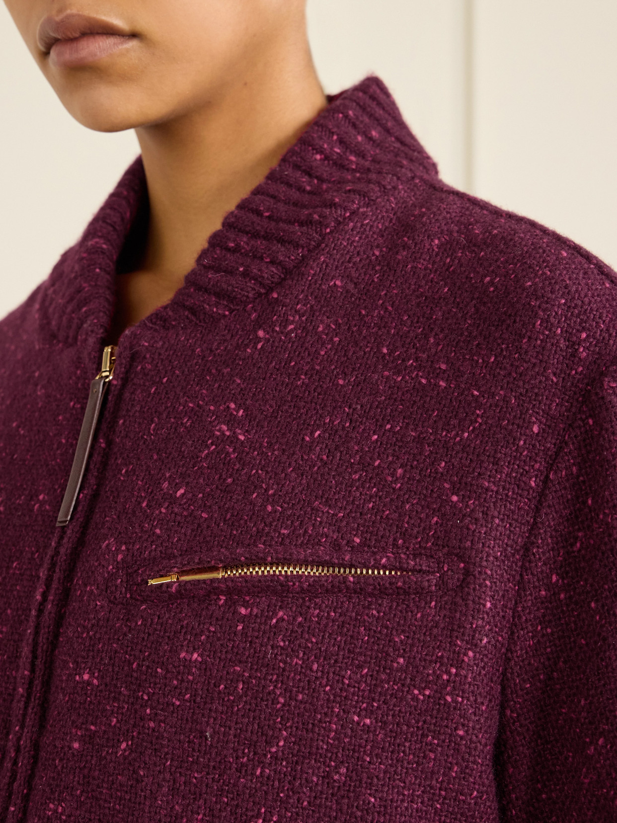 Winslow Cashmere Bomber Jacket
