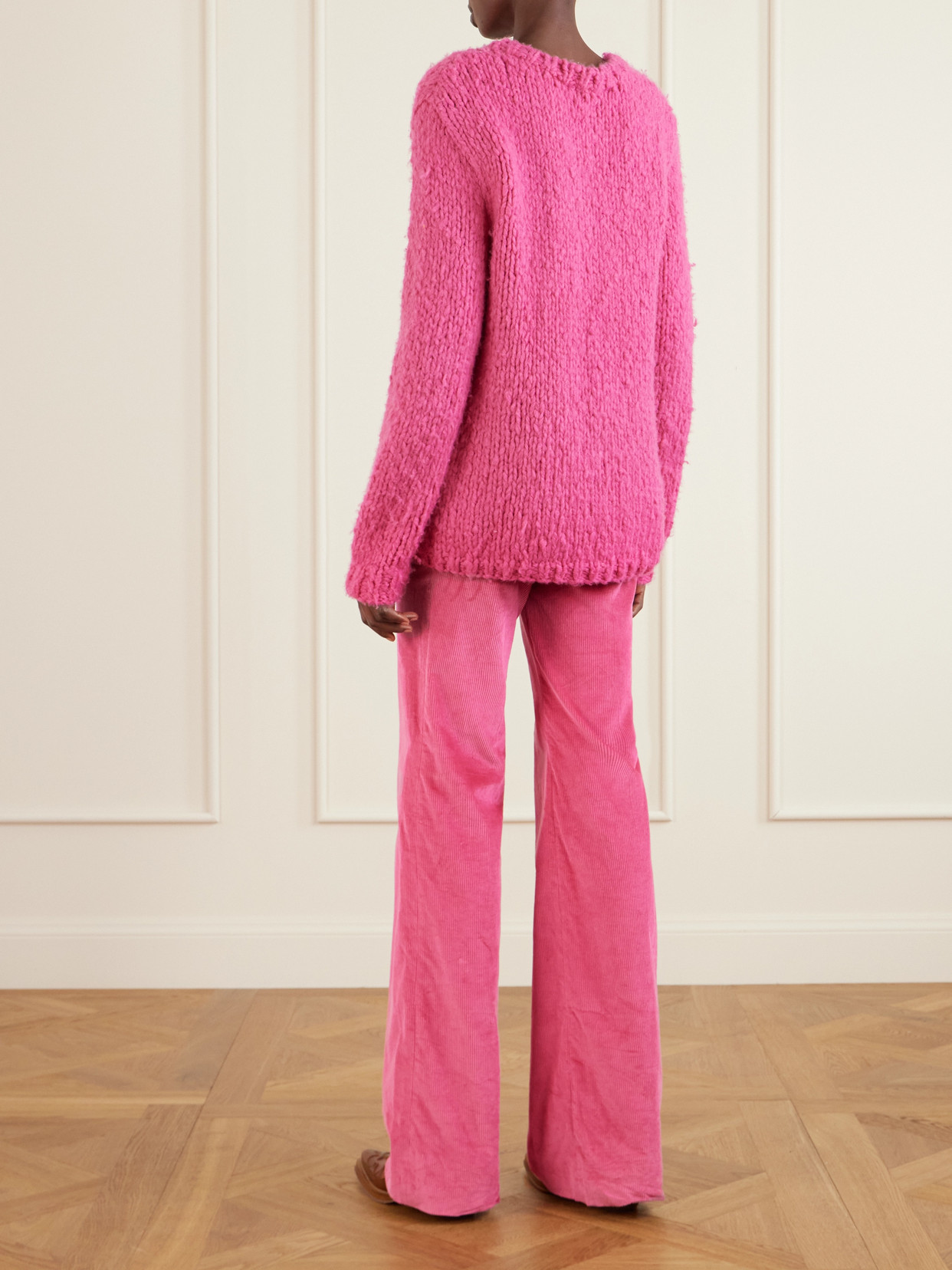 Gabriela Hearst Lawrence Cashmere Sweater In Pink