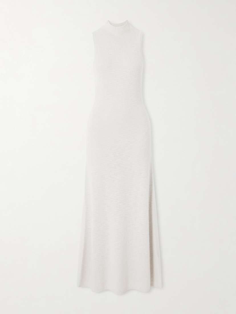 Gabriela Hearst Sarisha Cashmere Midi Dress