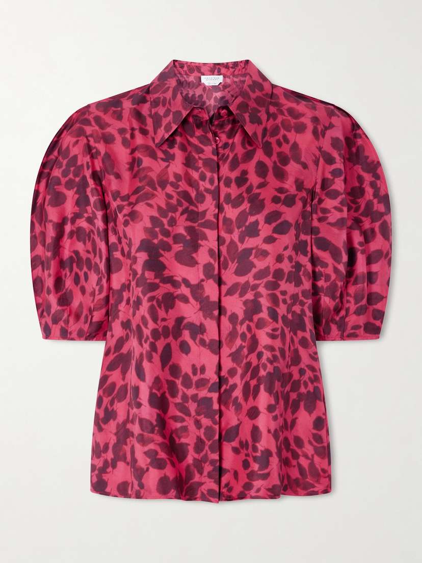 Gabriela Hearst Sansi Printed Silk-twill Shirt