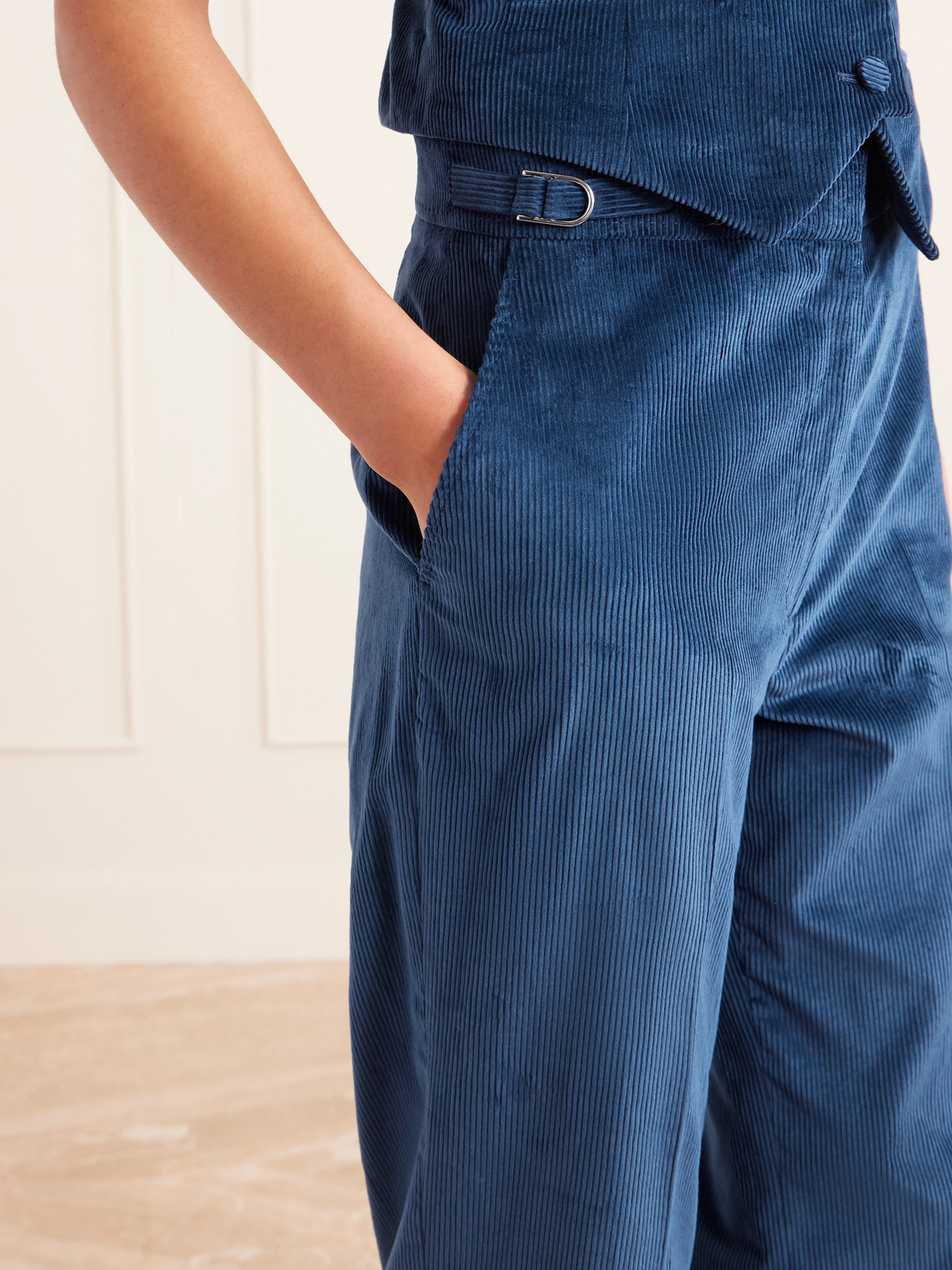 Gabriela Hearst Vesta Cotton-corduroy Flared Pants In Multi