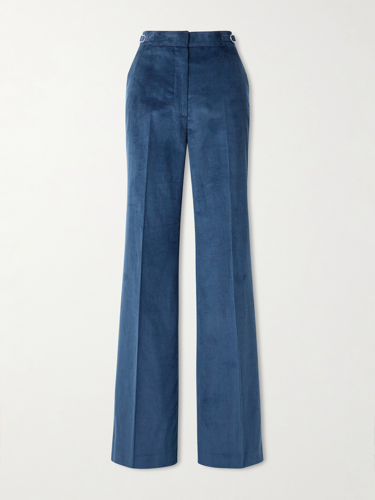 Gabriela Hearst Vesta Cotton-corduroy Flared Pants In Multi