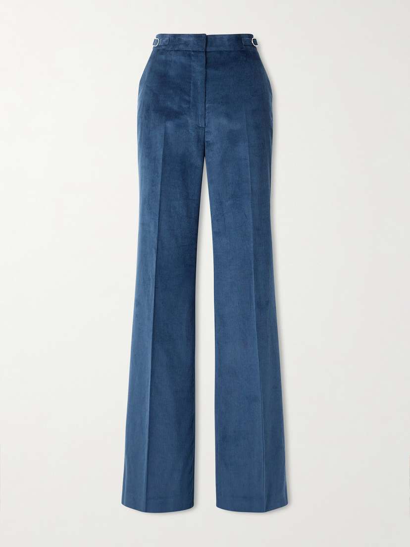 Gabriela Hearst Vesta Cotton-corduroy Flared Pants