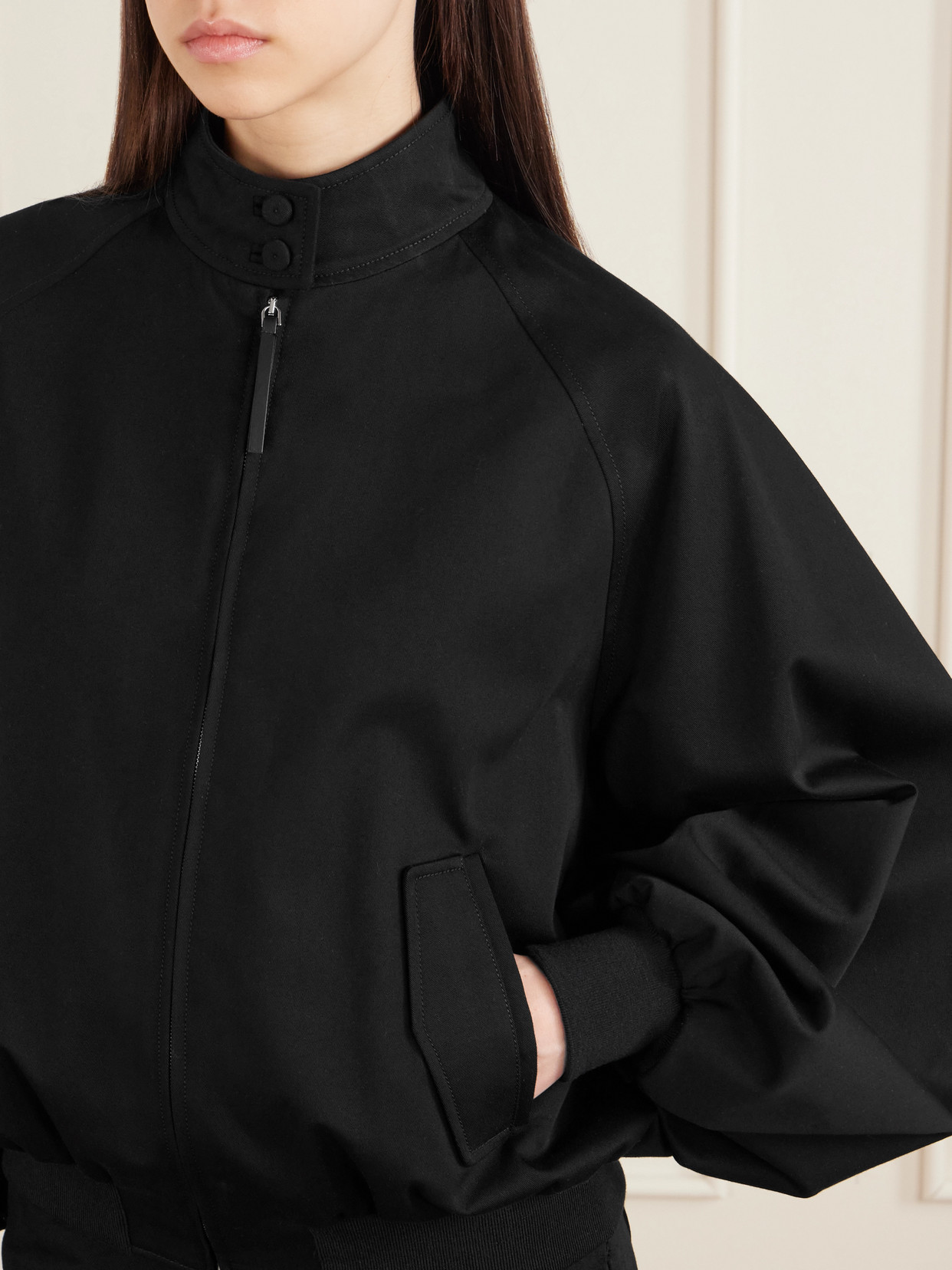 Wynne Cotton-Twill Bomber Jacket