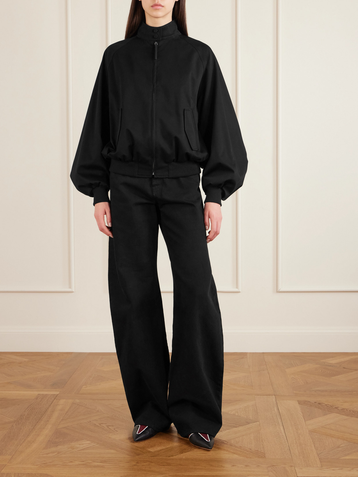 Wynne Cotton-Twill Bomber Jacket