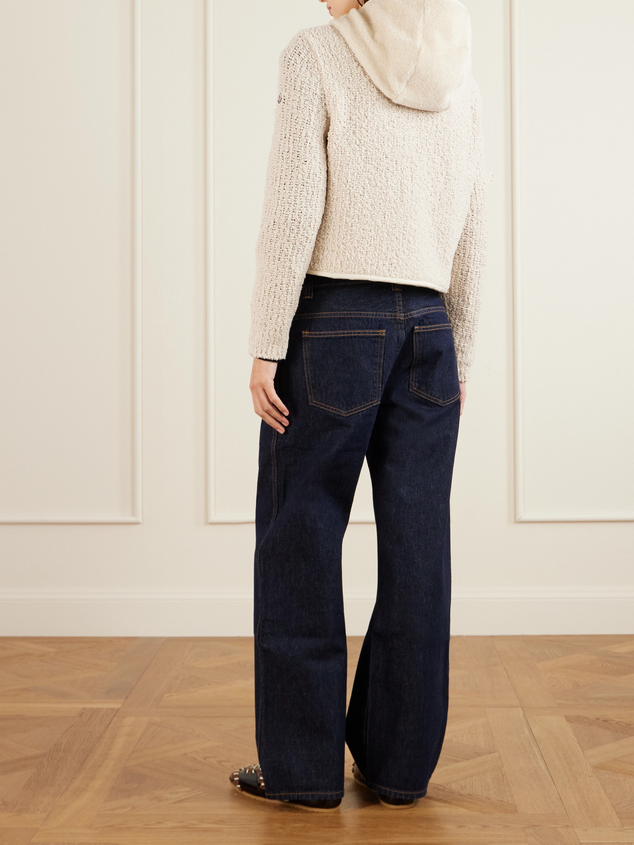 Moncler Zip-fastening Sweatshirt In Neutral