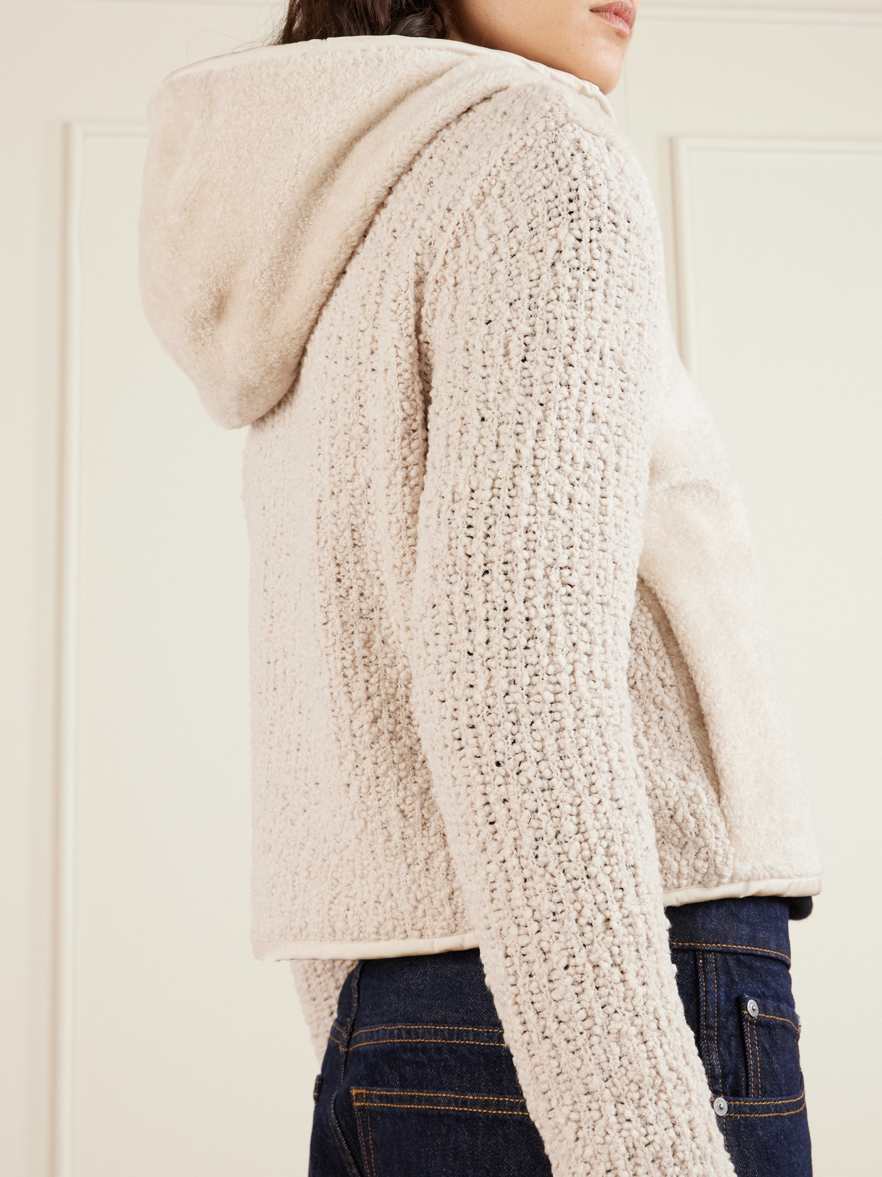 Moncler Zip-fastening Sweatshirt In Neutral