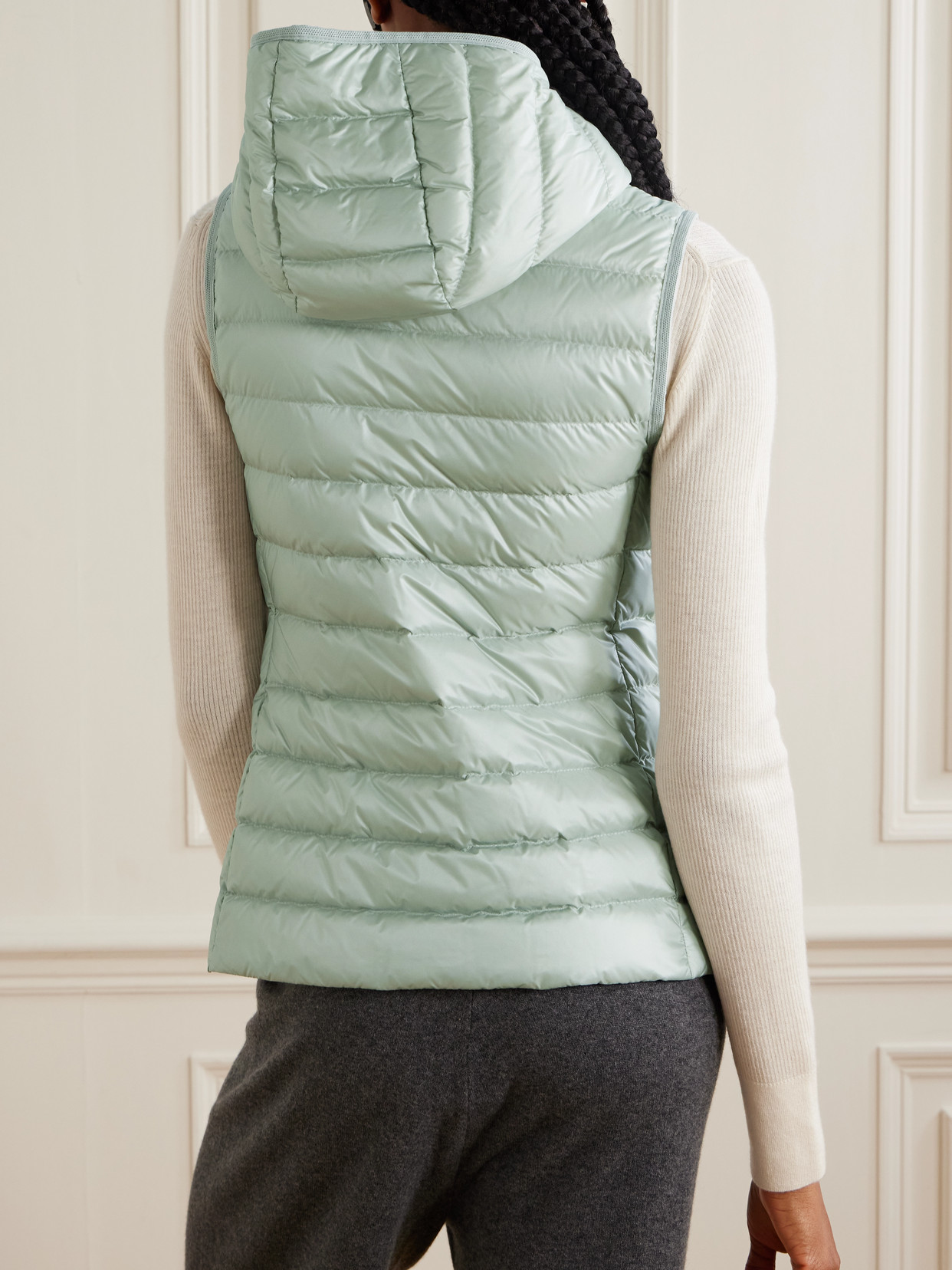 Glygosse Hooded Quilted Shell Down Vest
