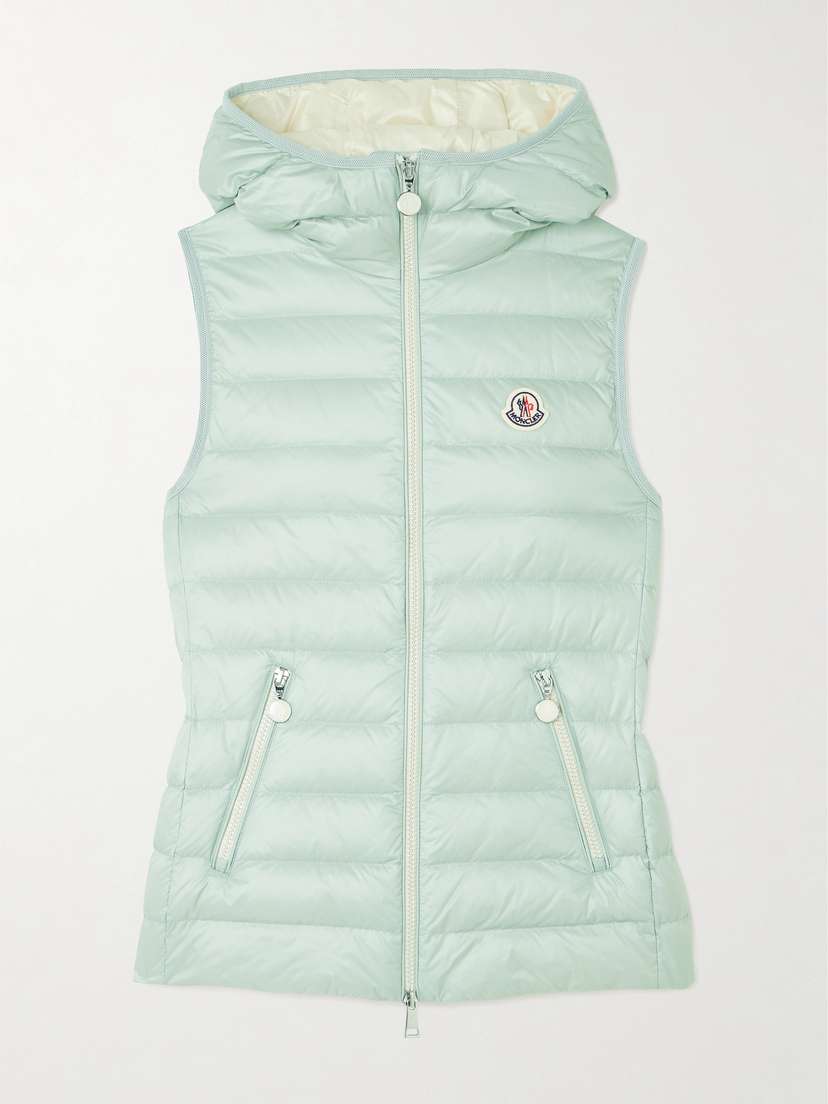 Moncler Glygosse Hooded Quilted Shell Down Vest