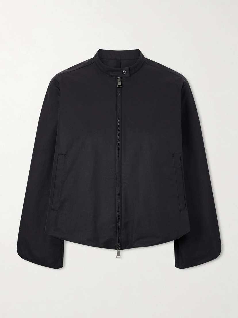 Moncler Gruissan Appliquéd Cotton-blend Bomber Jacket