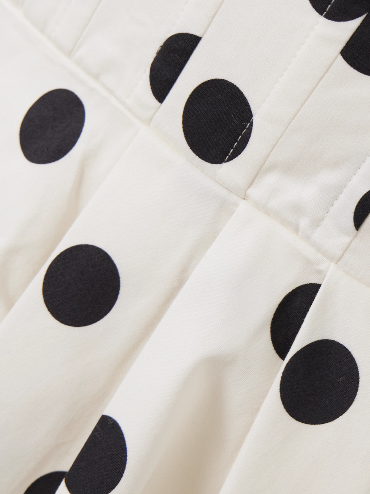 Rebecca Vallance Womens Polka Dot Print Maisie Polka-dot Cotton-blend Mini Dress In Multi