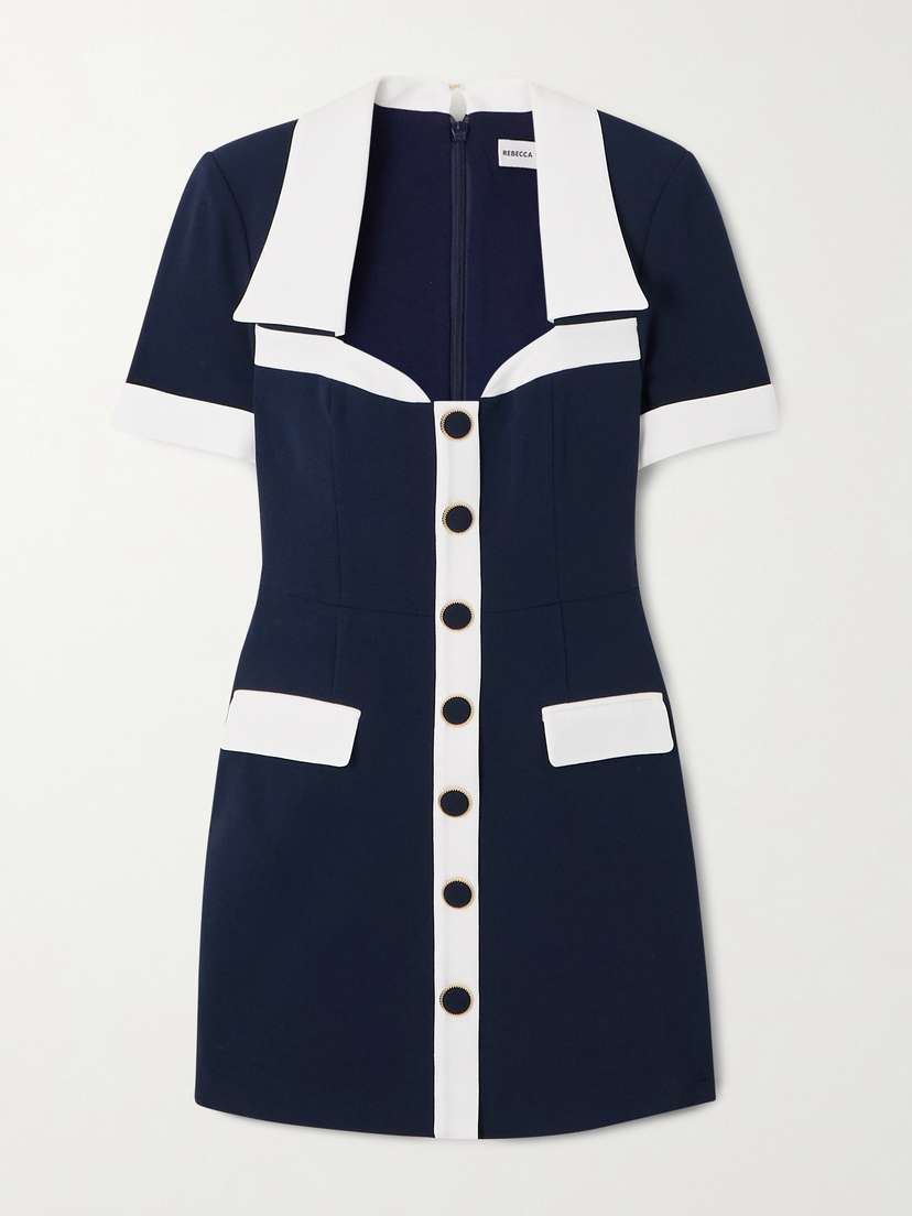 Rebecca Vallance Ula Crepe Mini Dress