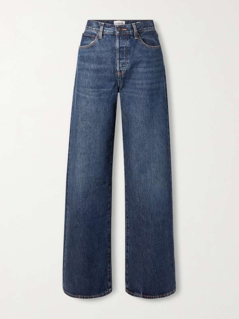 Frame The Loose Low-rise Wide-leg Jeans