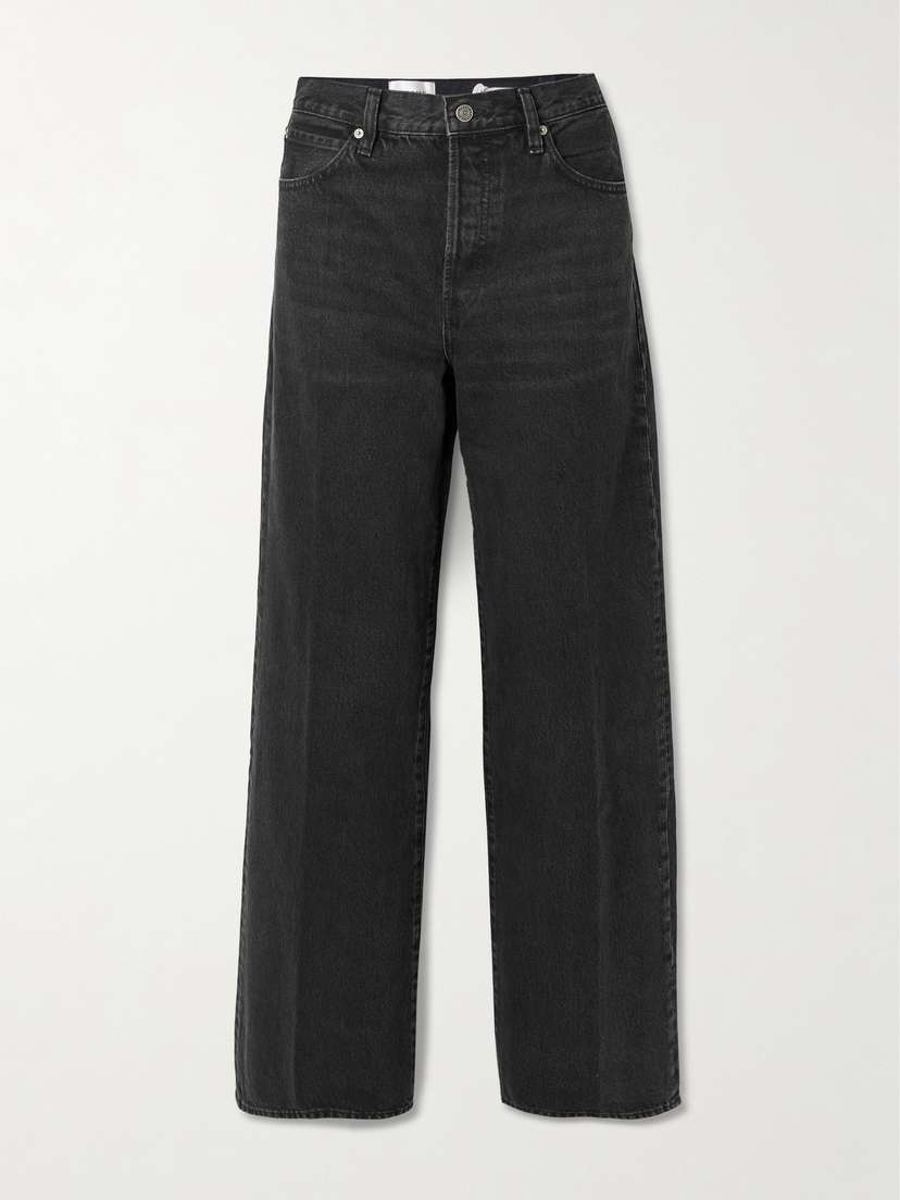 Frame The Collegiate High-rise Wide-leg Jeans