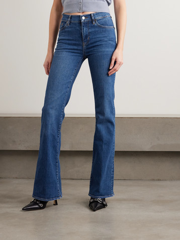 FRAME The Icon mid-rise flared jeans