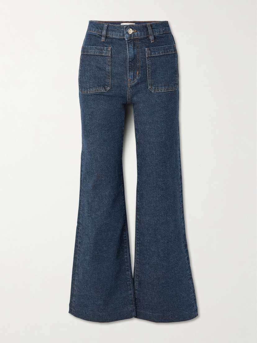 Frame The Refined High-rise Wide-leg Jeans