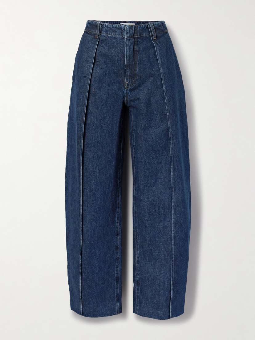 Frame The Bowed Trouser Mid-rise Barrel-leg Jeans
