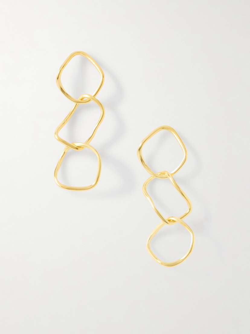 YSSO Hermes Gold-plated Earrings