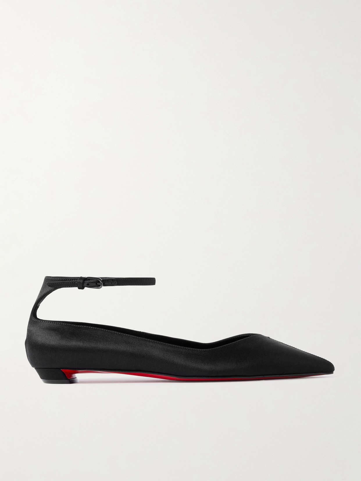 Christian Louboutin Women Erozeena Patent Leather Ballets In Black