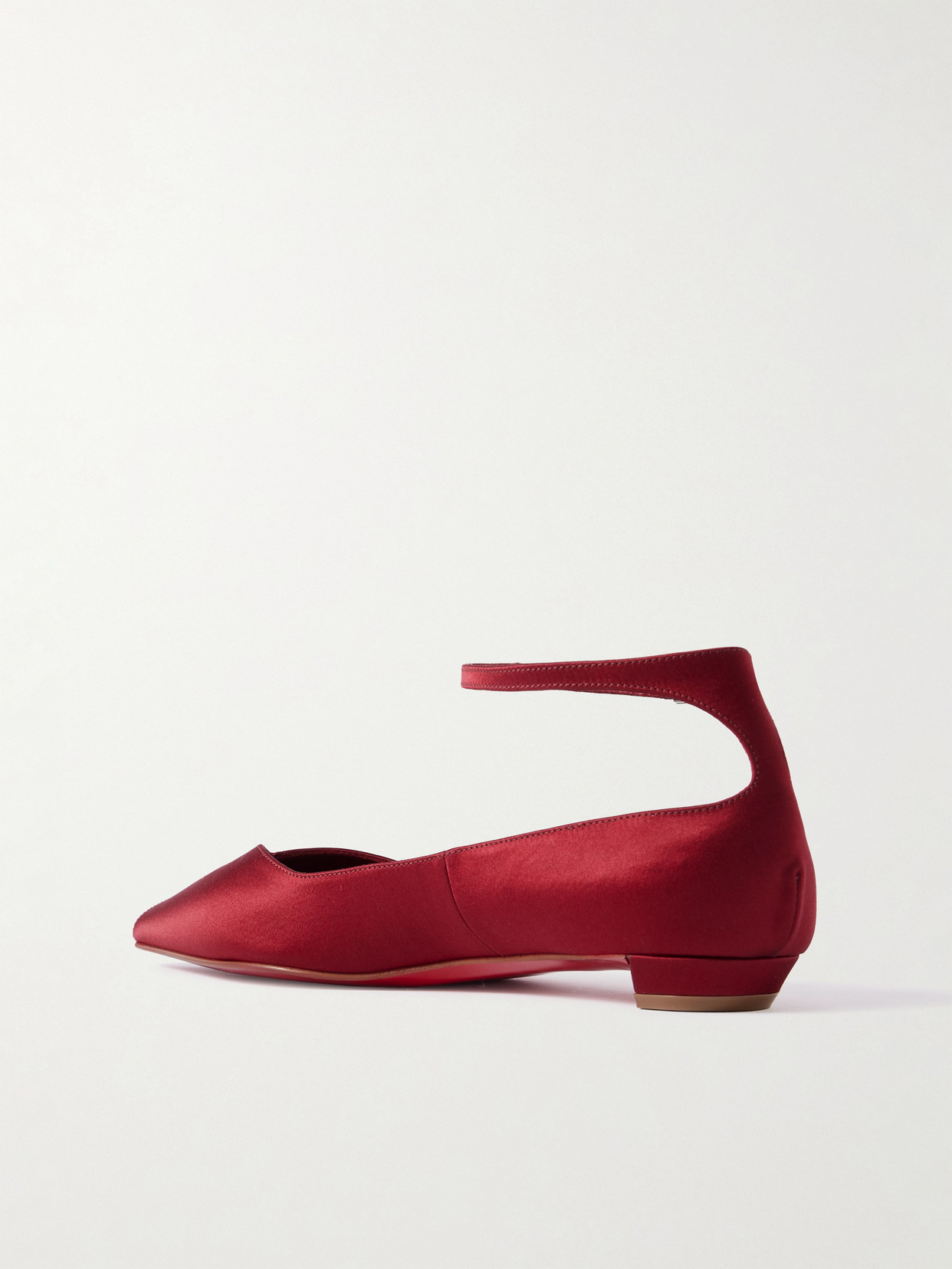 Erozeena Satin Point-Toe Flats