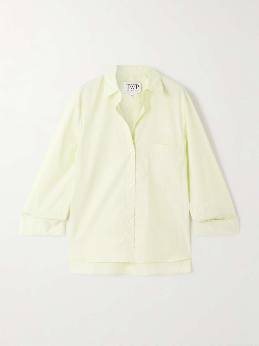 TWP Next Morning Cotton-poplin Shirt