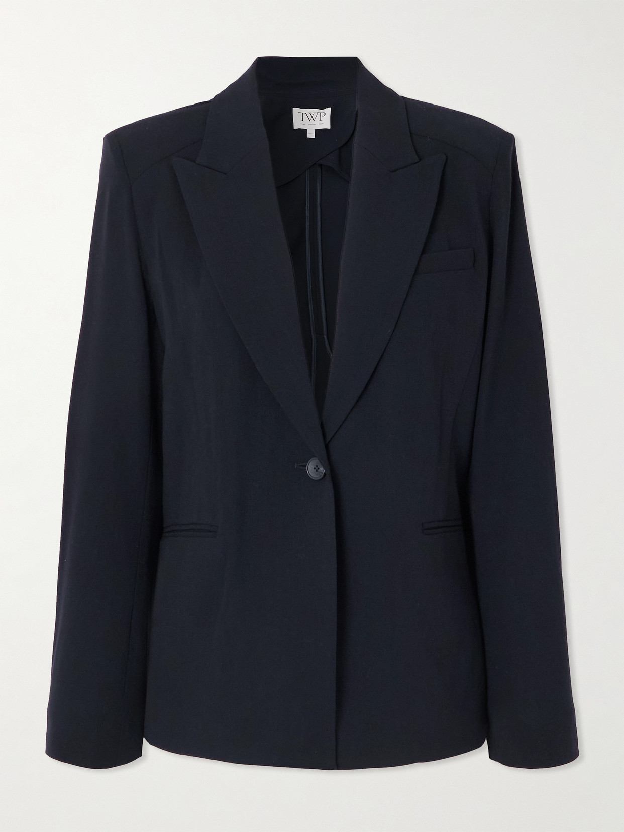 Twp Boy Wool-crepe Blazer In Blue