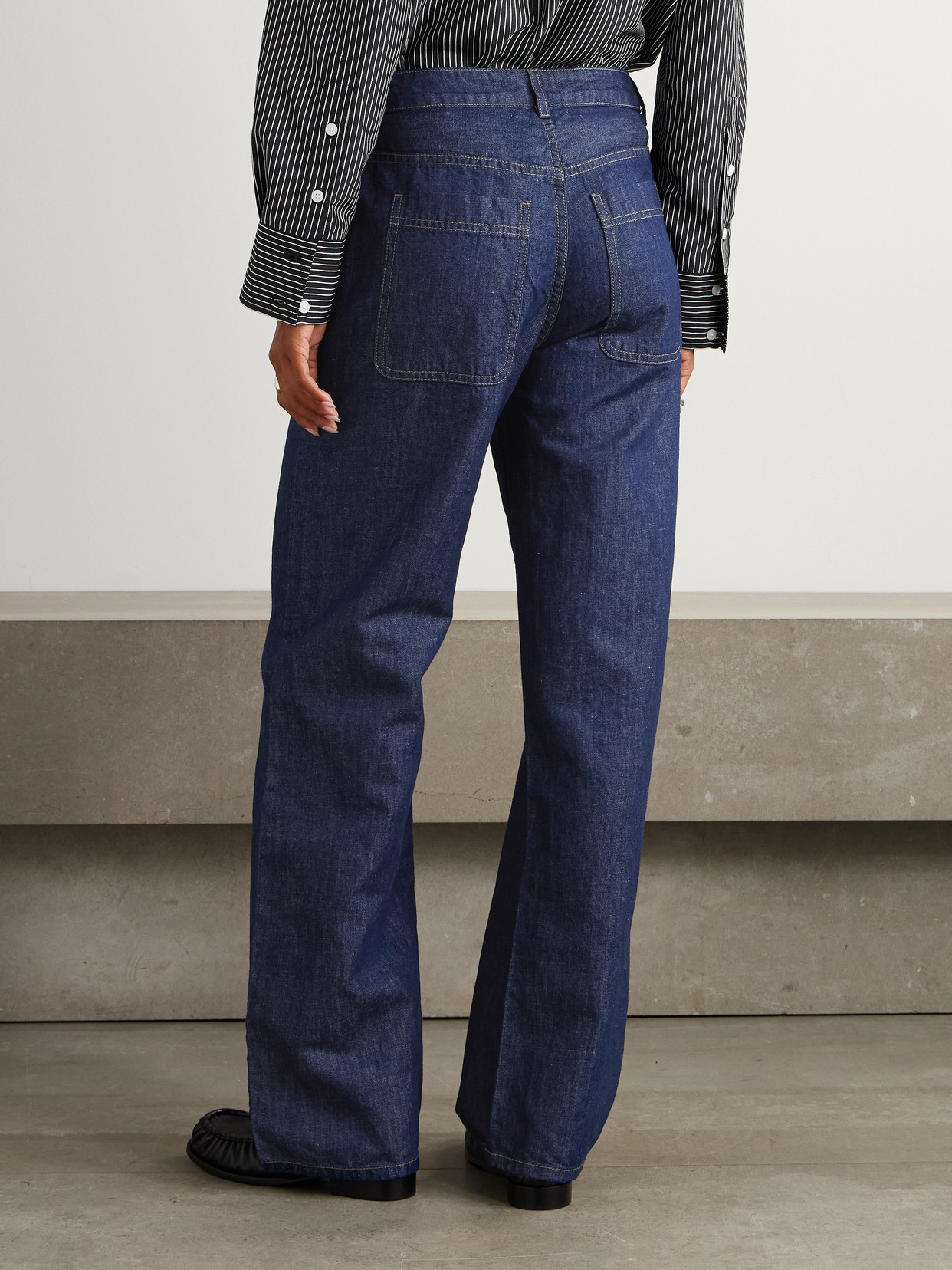 Twp Easy Boy Mid-rise Straight-leg Jeans In Blue