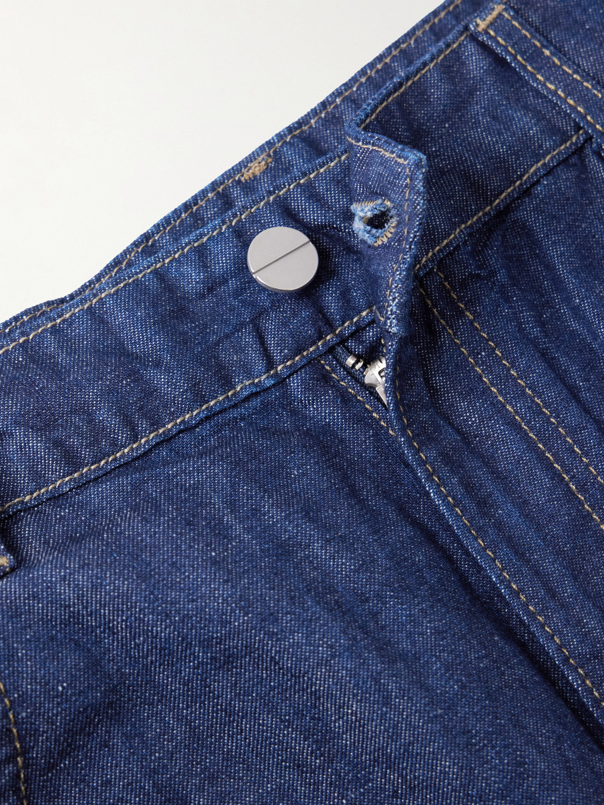 Twp Easy Boy Mid-rise Straight-leg Jeans In Blue