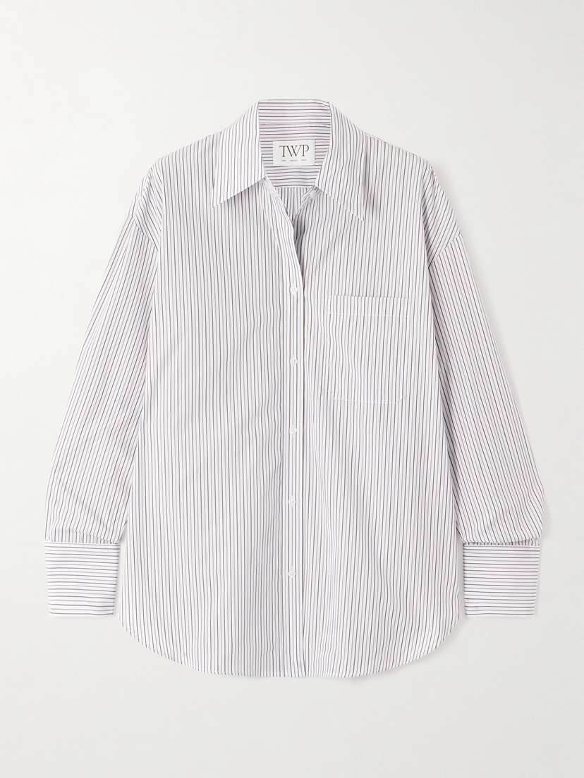 TWP Big Joe Striped Cotton-poplin Shirt