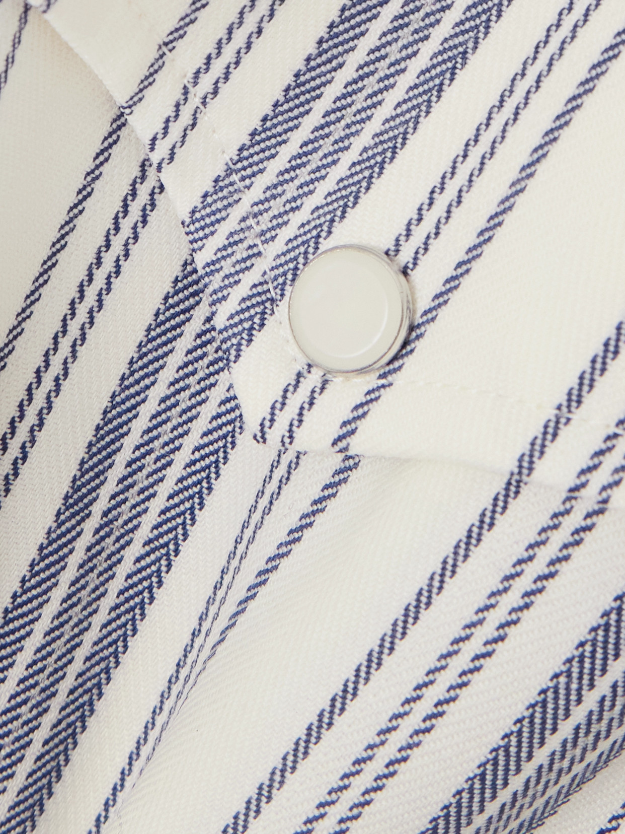 Twp Dutton Striped Twill Shirt In Blue