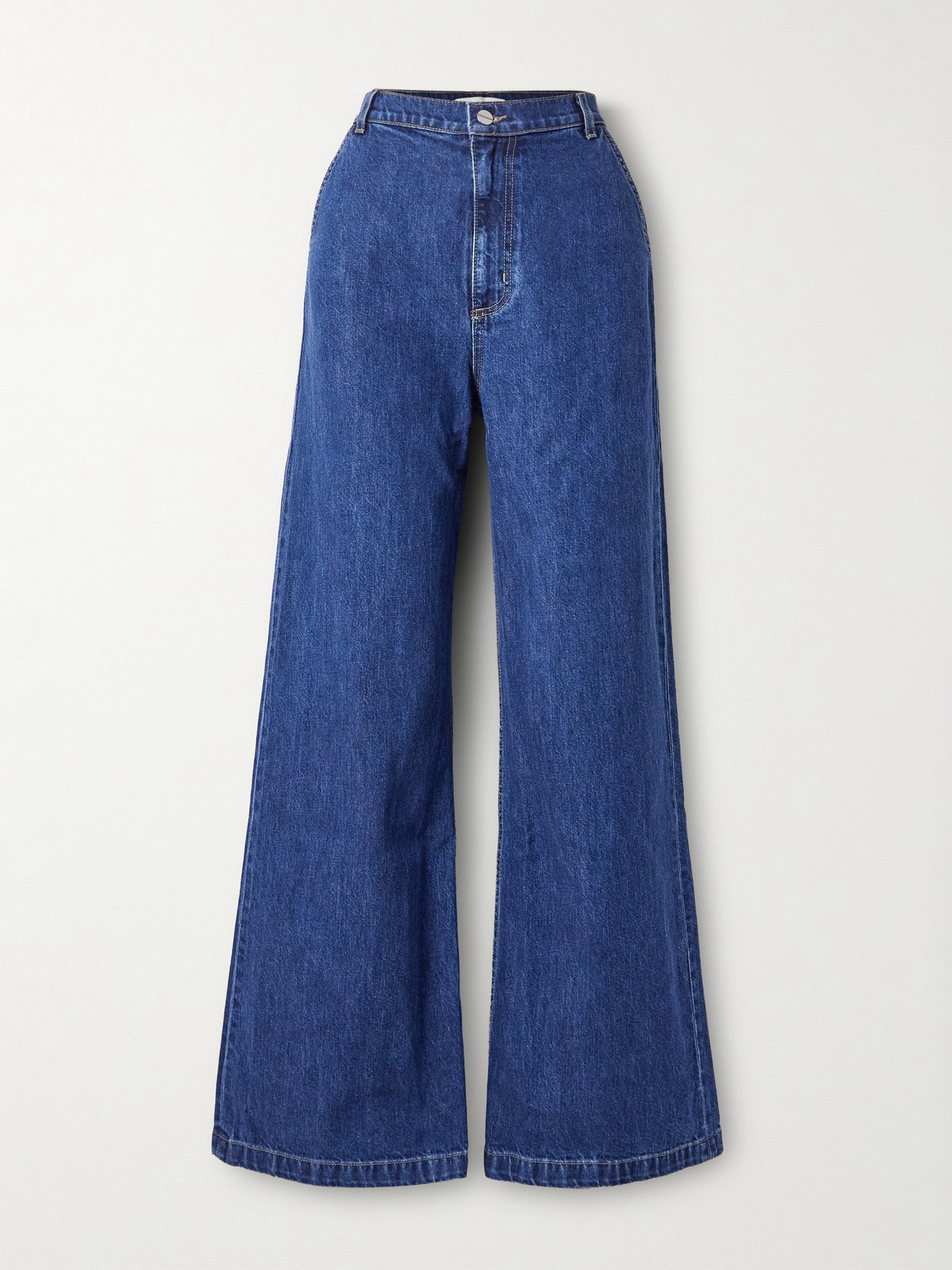 Twp High-rise Wide-leg Jeans In Blue