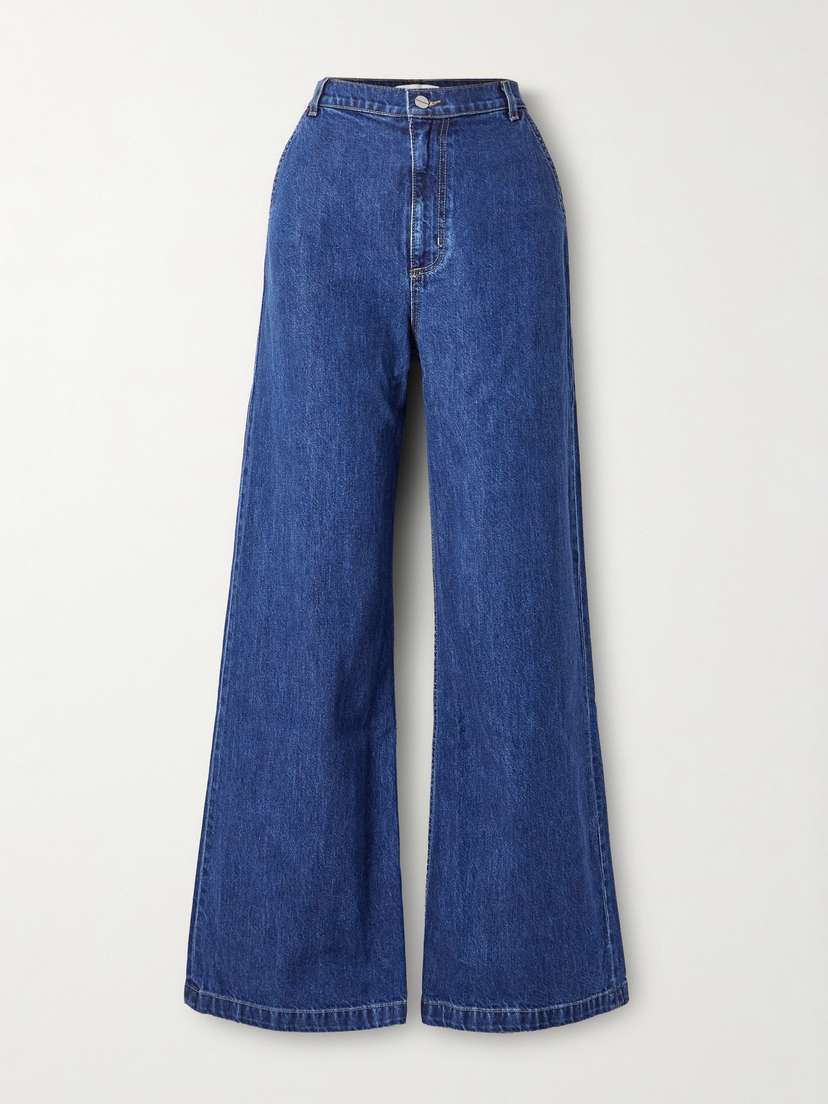 TWP High-rise Wide-leg Jeans