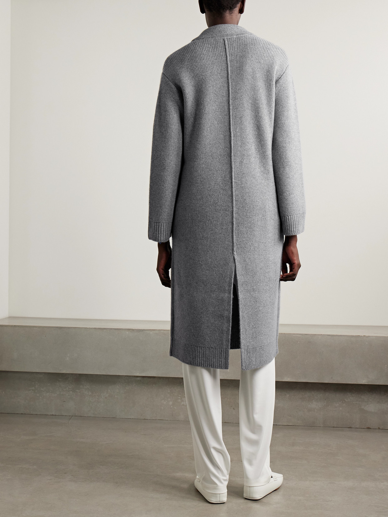 Twp Jorden Cashmere Coat In Gray