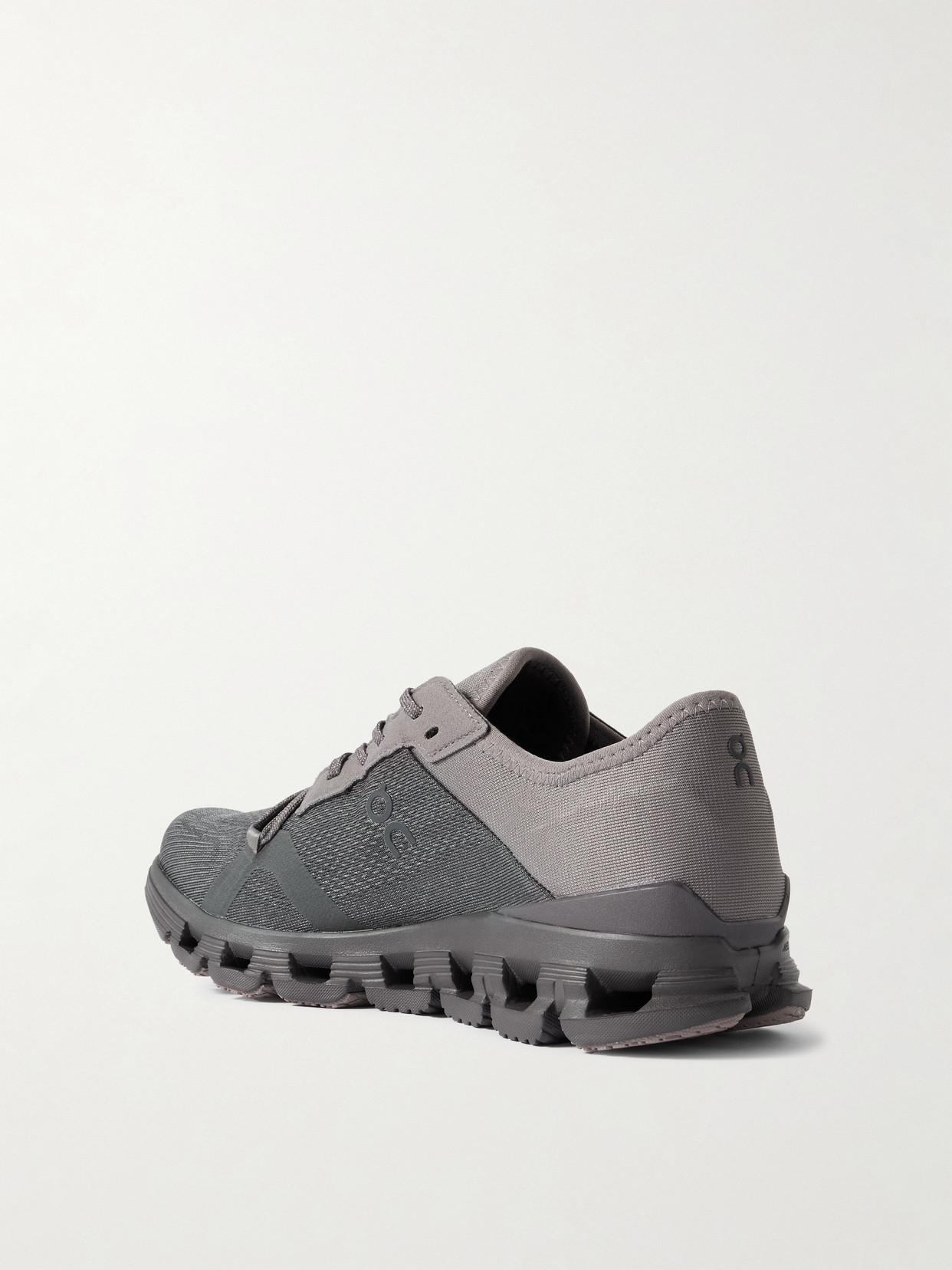 On Cloud X 4 Ad Rubber-trimmed Mesh Sneakers In Gray