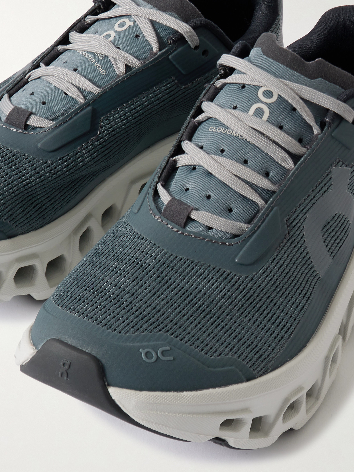On Cloudmster Void Rubber-trimmed Mesh Sneakers In Multi