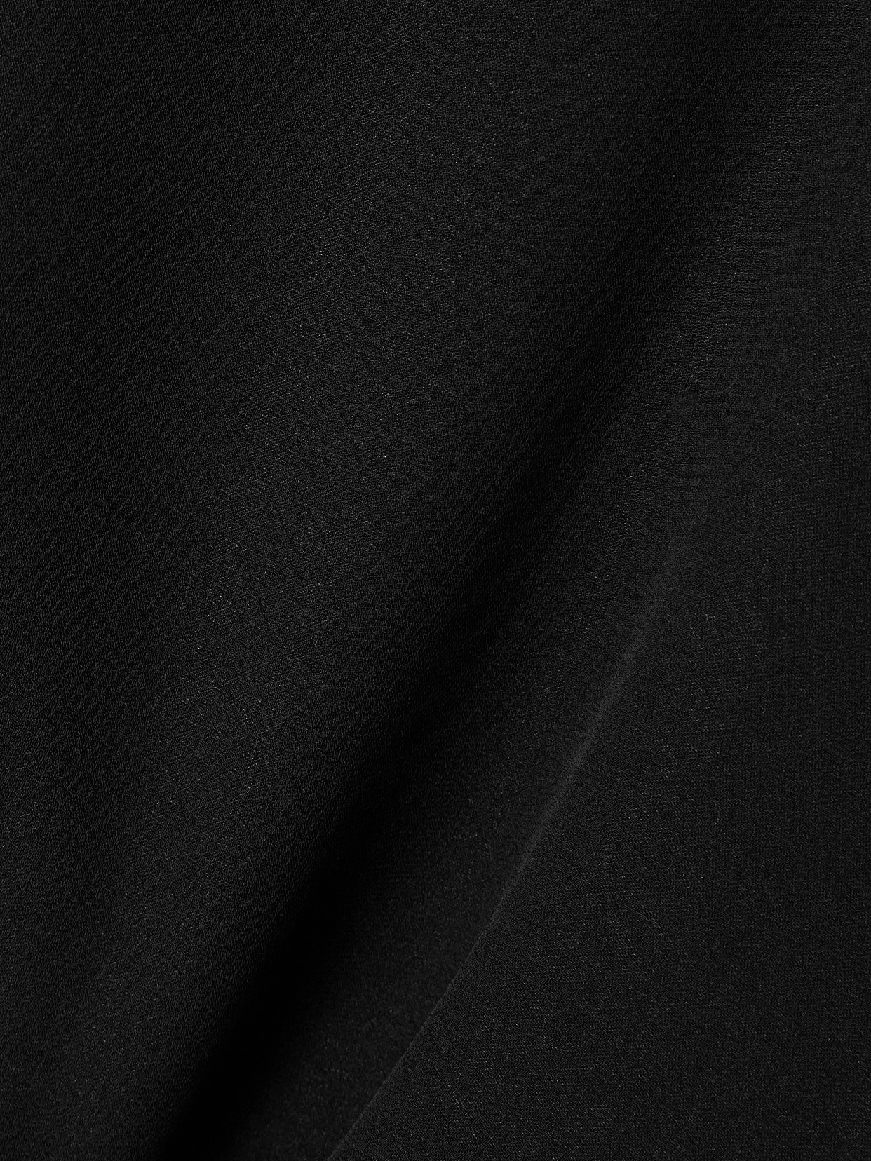 Twp Wish You Would Draped Stretch-silk Georgette Top In Black