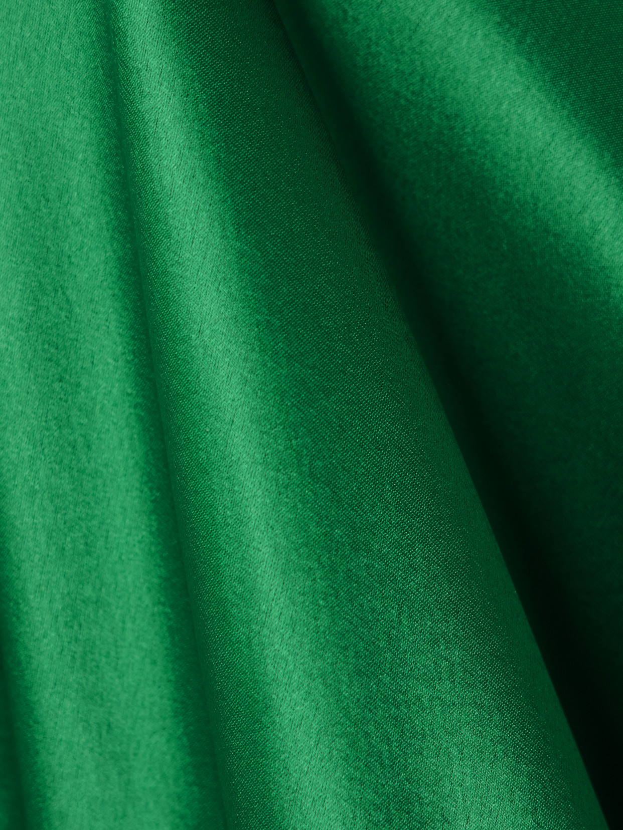 Galvan Sienna Satin Halterneck Gown In Green