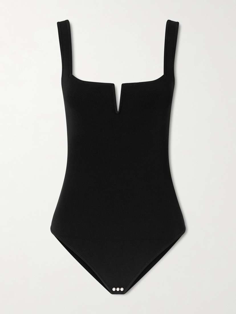 Galvan Freya Stretch-knit Bodysuit