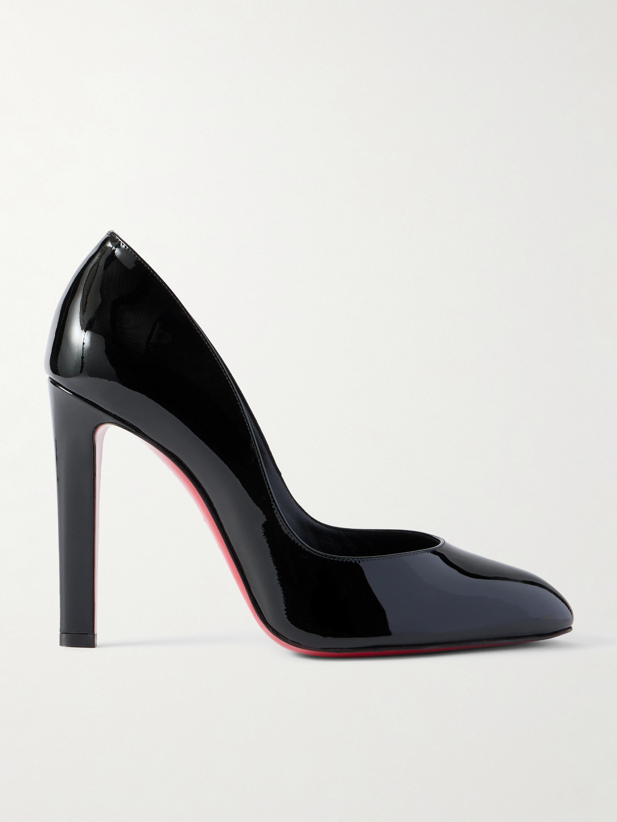 Christian Louboutin Fannylove 100 Patent-leather Pumps In Black