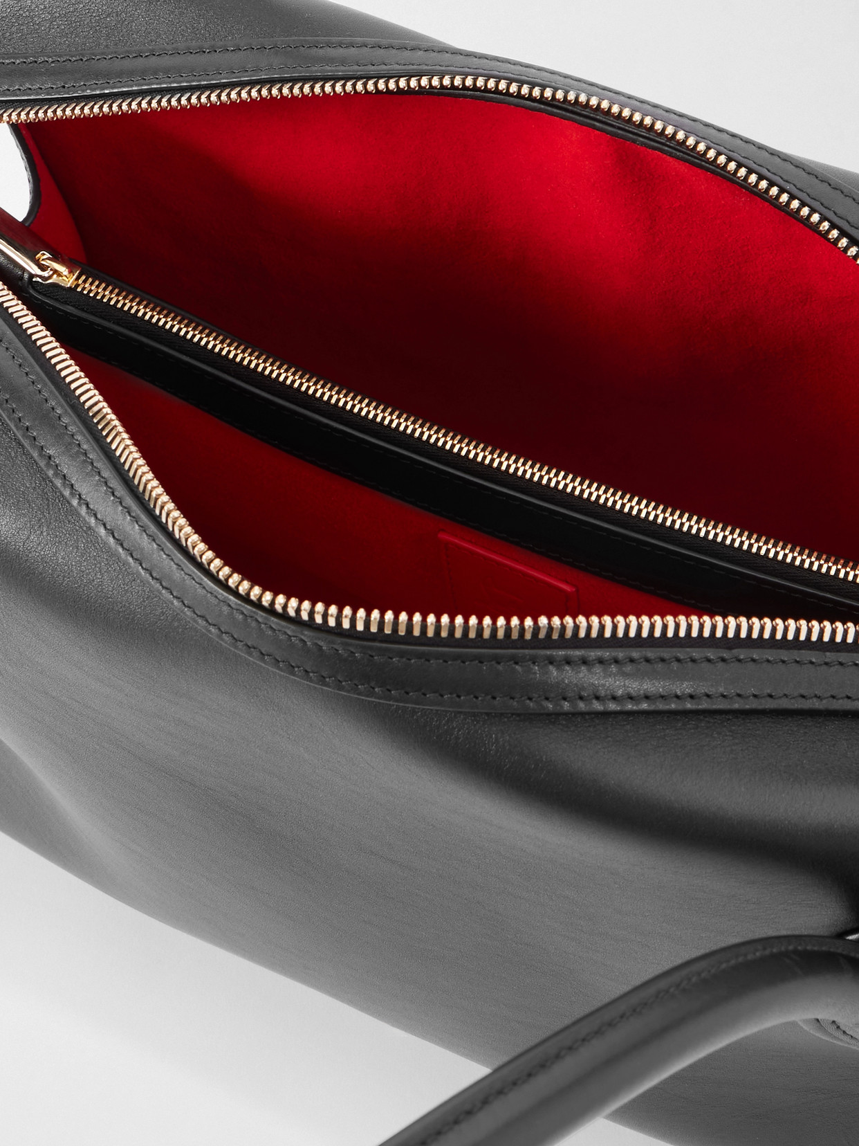 Christian Louboutin Venus Medium Shoulder Bag Structured Top Handles In Black