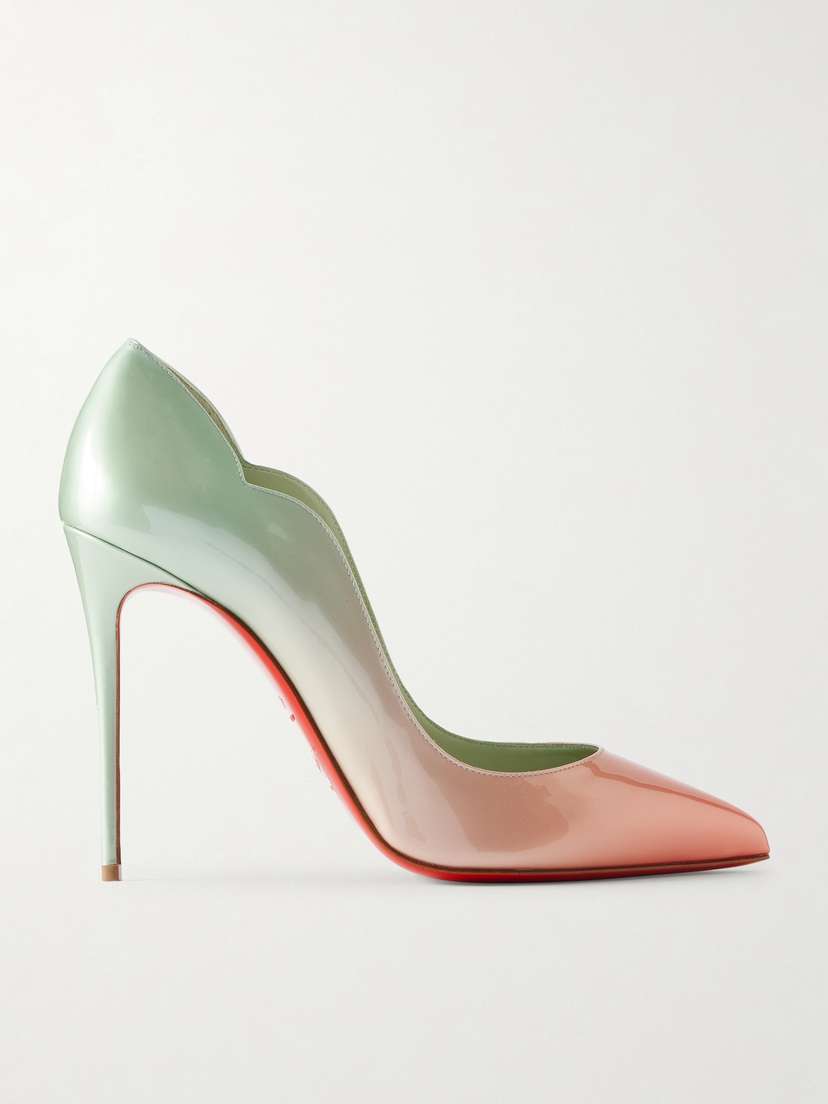 Christian Louboutin Hot Chick 100 Dégradé Patent-leather Pumps