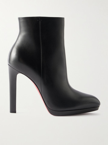 CHRISTIAN LOUBOUTIN Fannylove 120 leather ankle boots