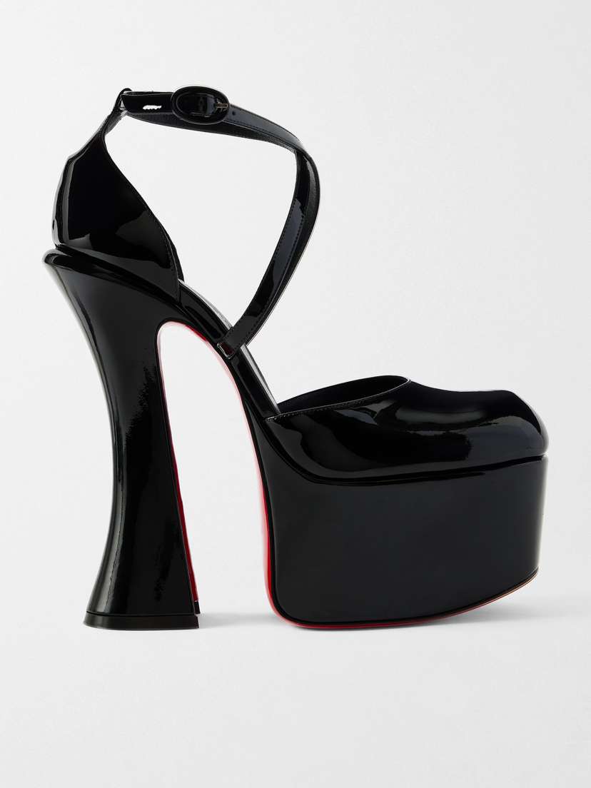 Christian Louboutin Aquadorcet 160 Patent-leather Platform Pumps