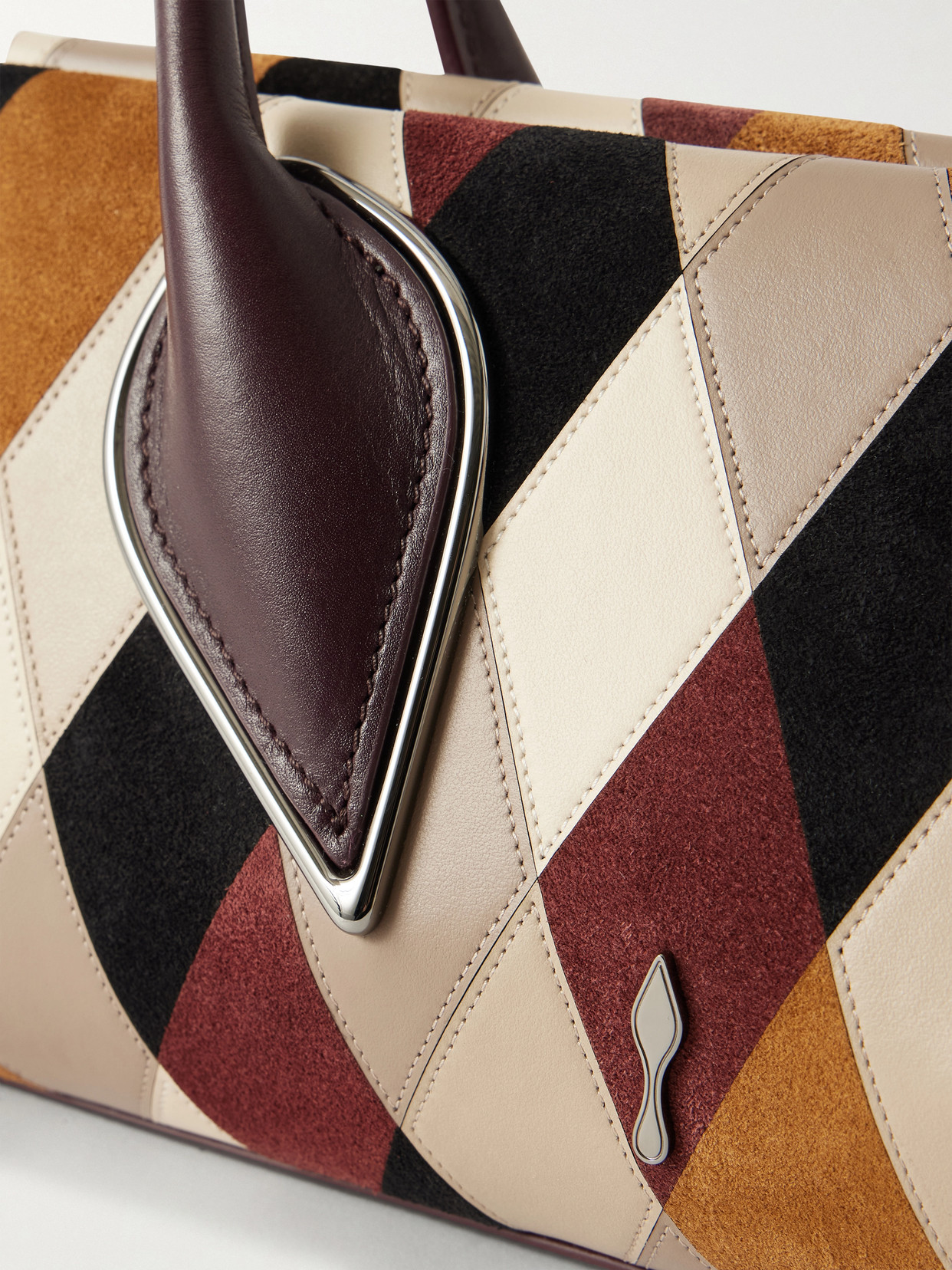 Venus Baguette Patchwork Leather And Shoulder Bag