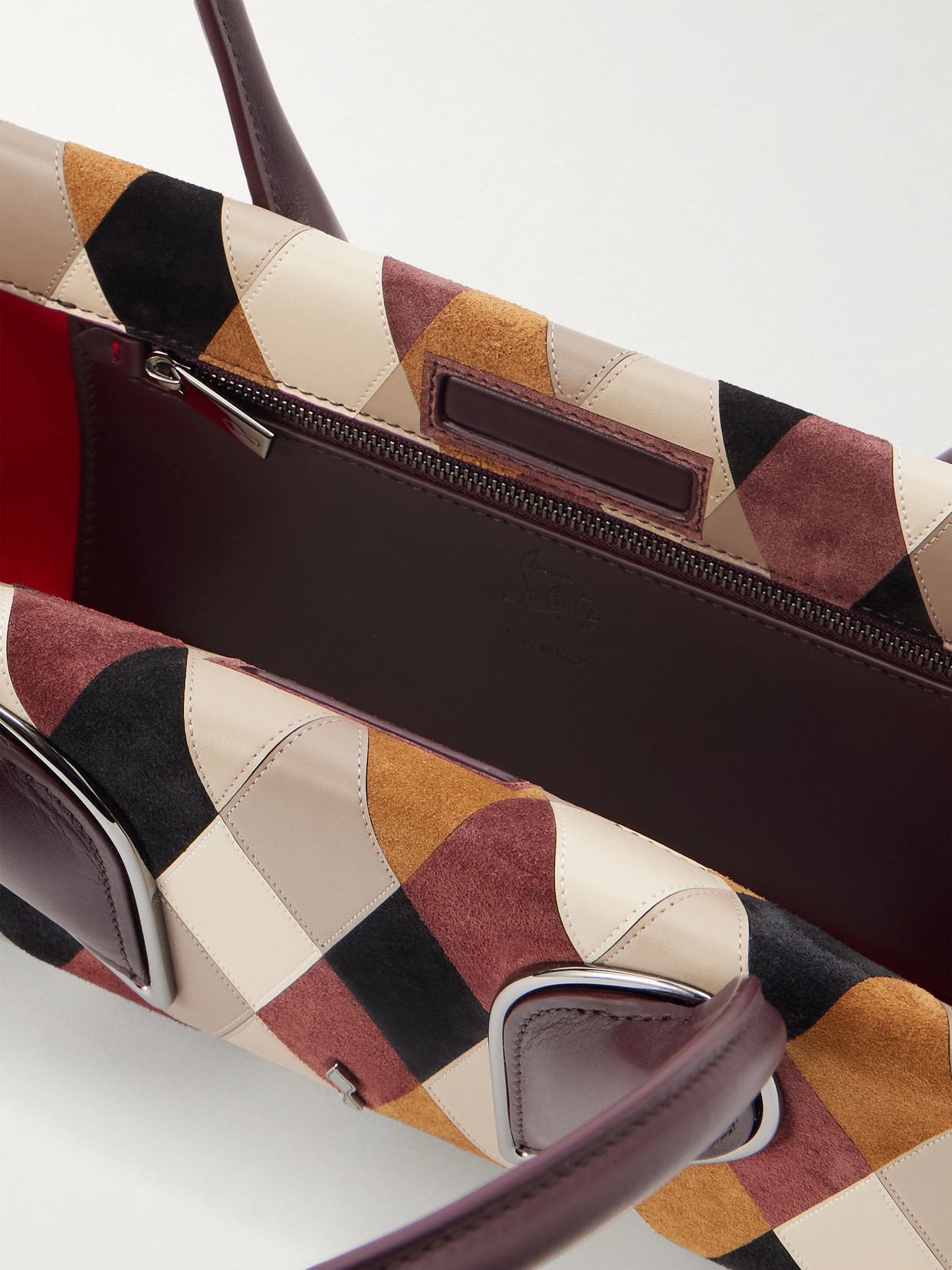 Venus Baguette Patchwork Leather And Shoulder Bag