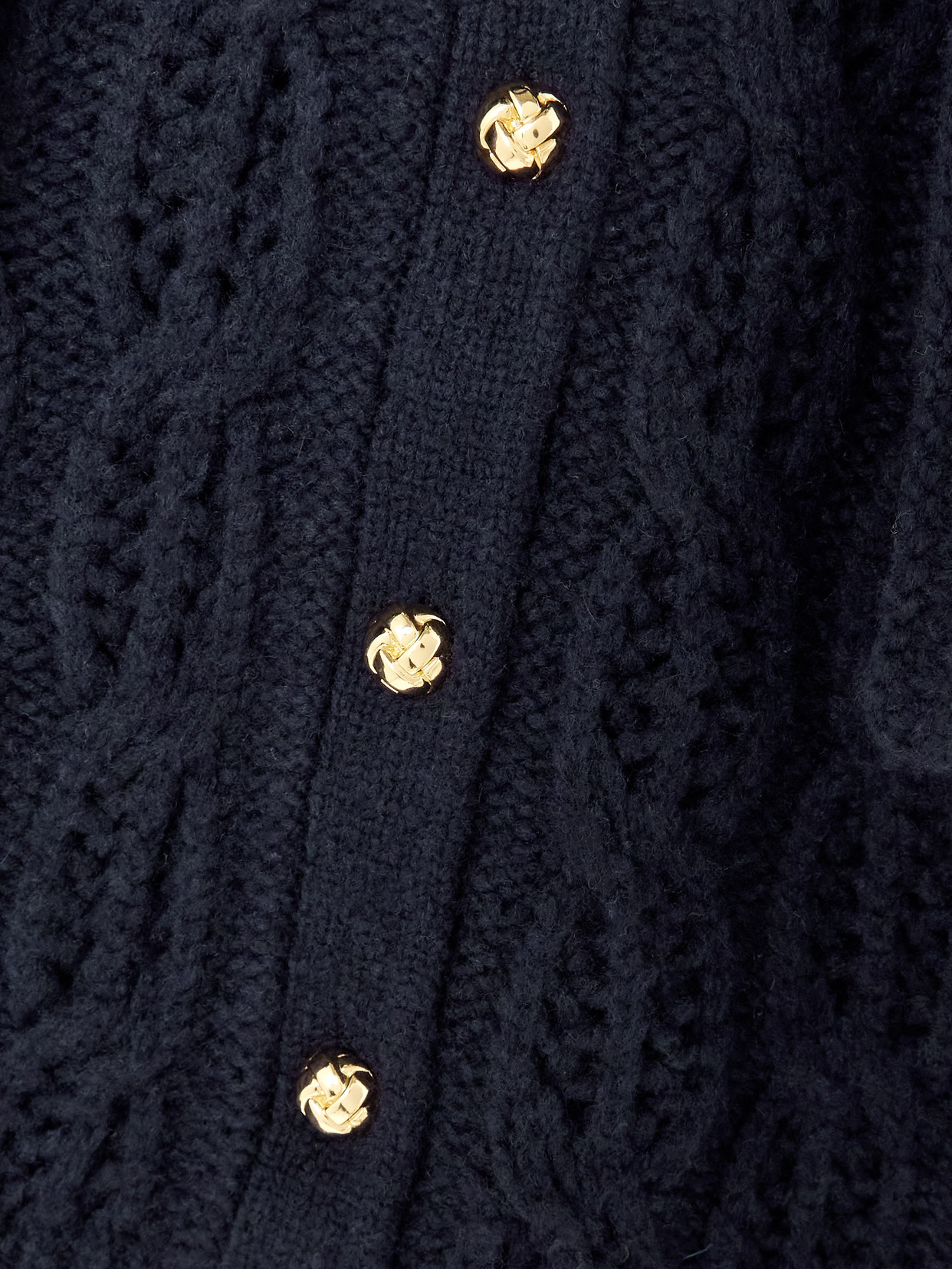 Frame Cape-effect Cable-knit Wool-blend Cardigan In Blue