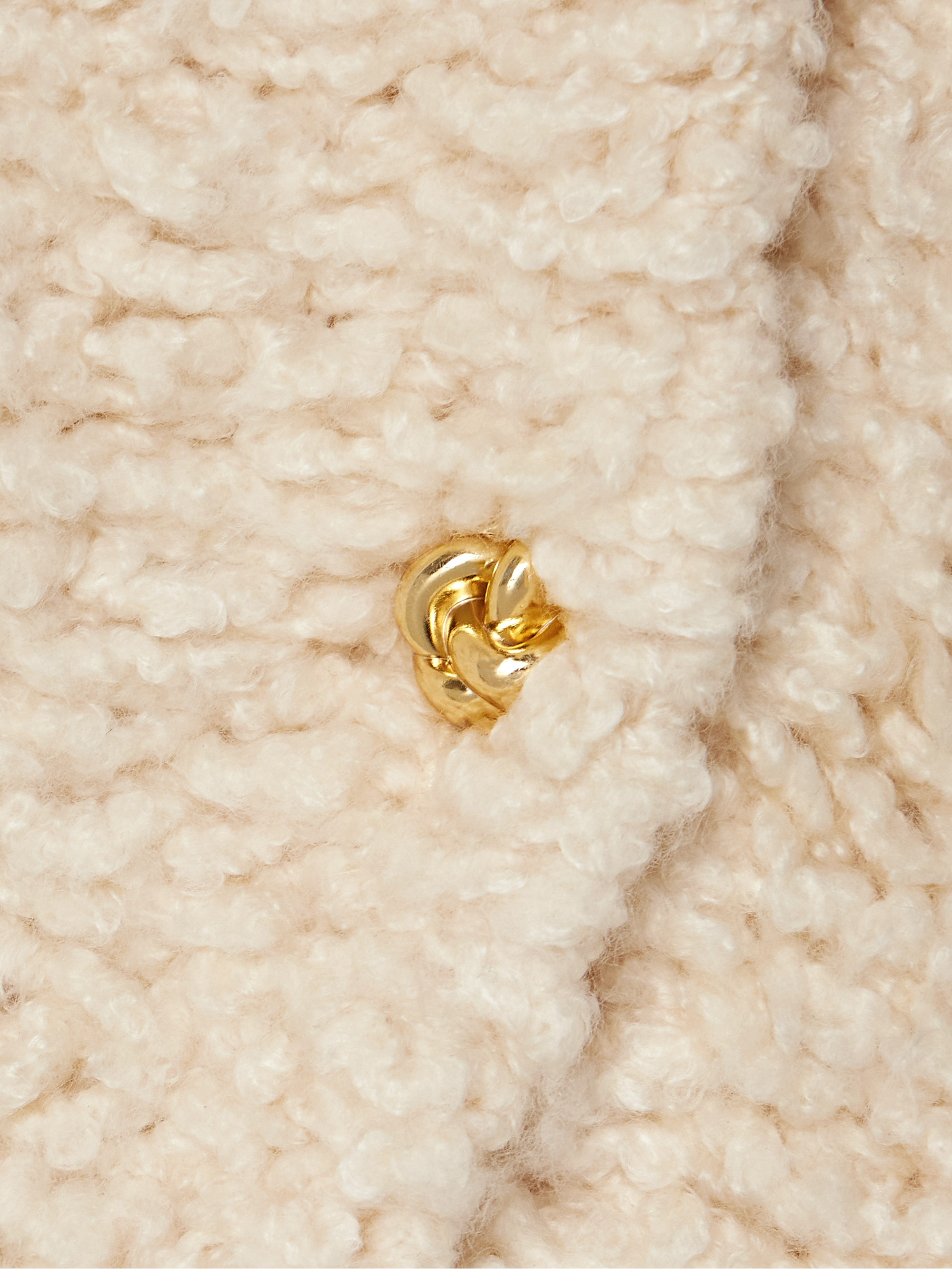 FRAME The Shag cropped knitted cardigan