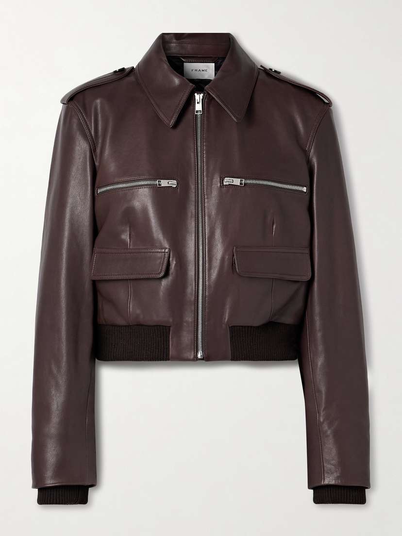 Frame The Aviator Leather Jacket