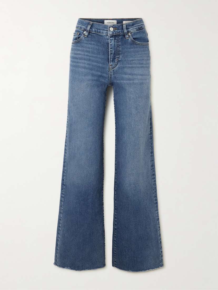 Frame Le Slim Palazzo High-rise Wide-leg Jeans